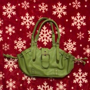 Beautiful, perfect condition, lime green adjustable purse!